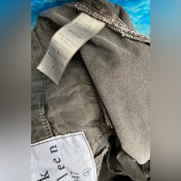 Frank & Eileen WICKLOW The Italian Chino Performance Twill Size: 4 CHOCOLATE - Picture 9 of 16
